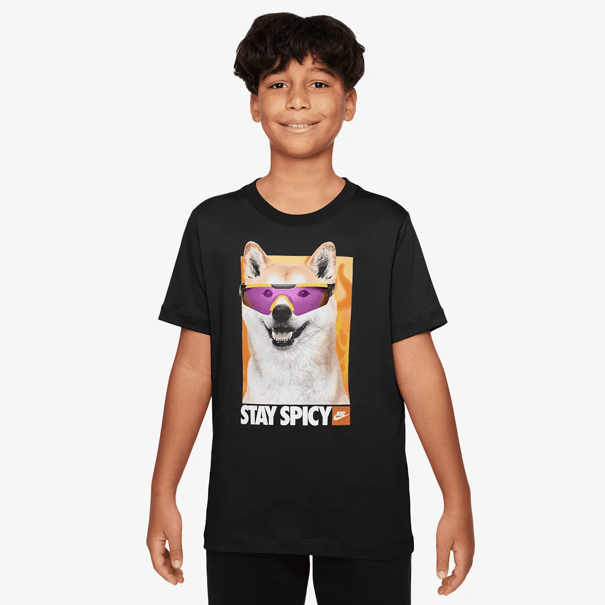 NIKE Tricou K NSW TEE PHOTO SHIBA 