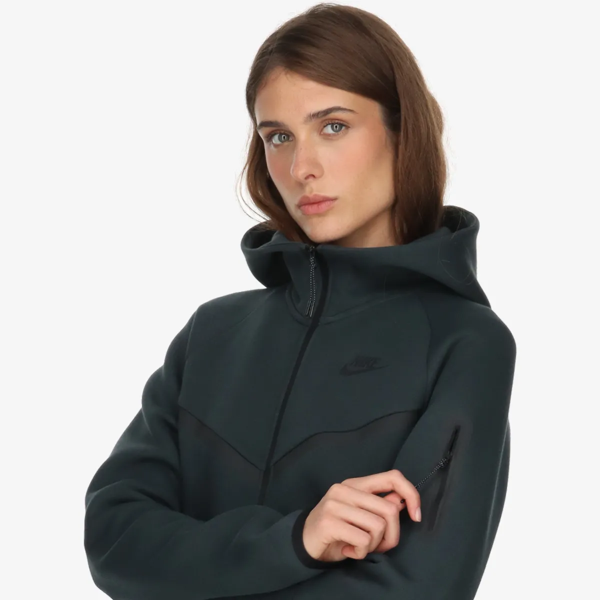 NIKE Hanorac W NSW TCH FLC WR FZ HDY 2 