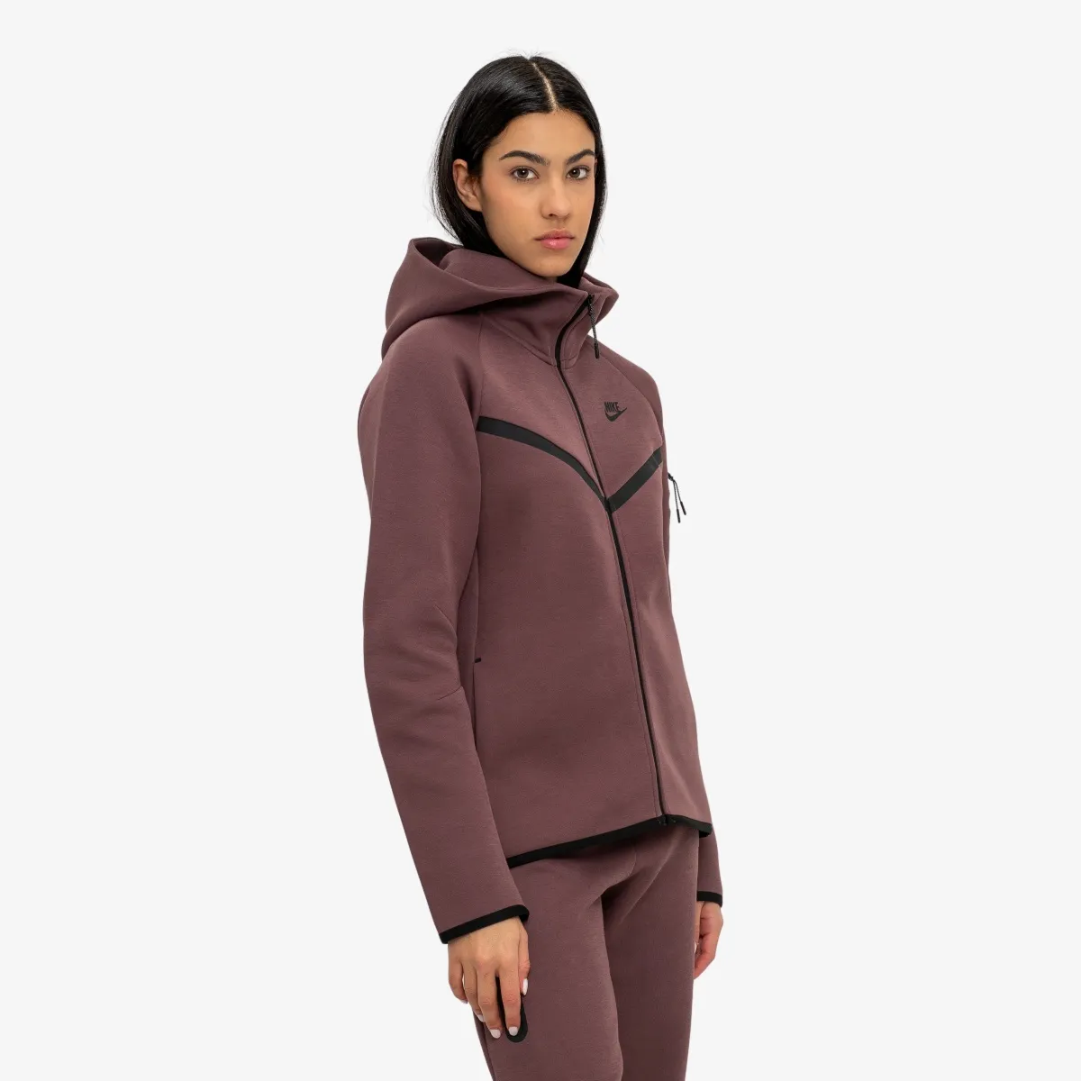 NIKE Hanorac W NSW TCH FLC WR FZ HDY 2 