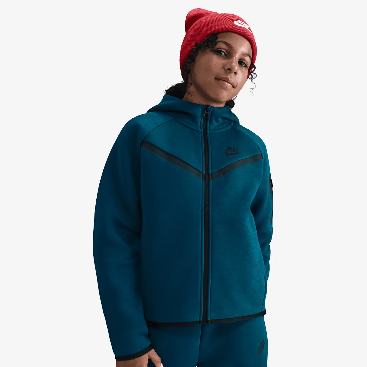 NIKE Hanorac G NSW TCH FLC HD FZ LS - PD 