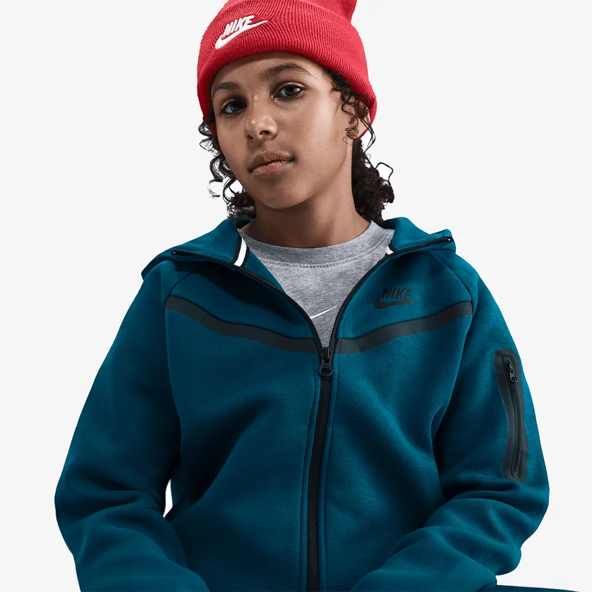 NIKE Hanorac G NSW TCH FLC HD FZ LS - PD 