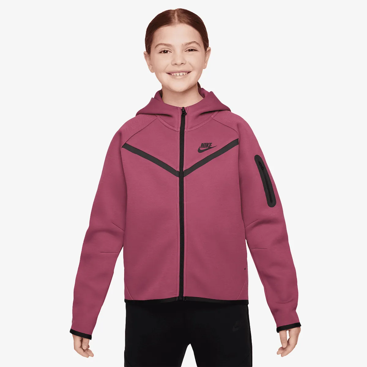 NIKE Hanorac G NSW TCH FLC HD FZ LS - PD 
