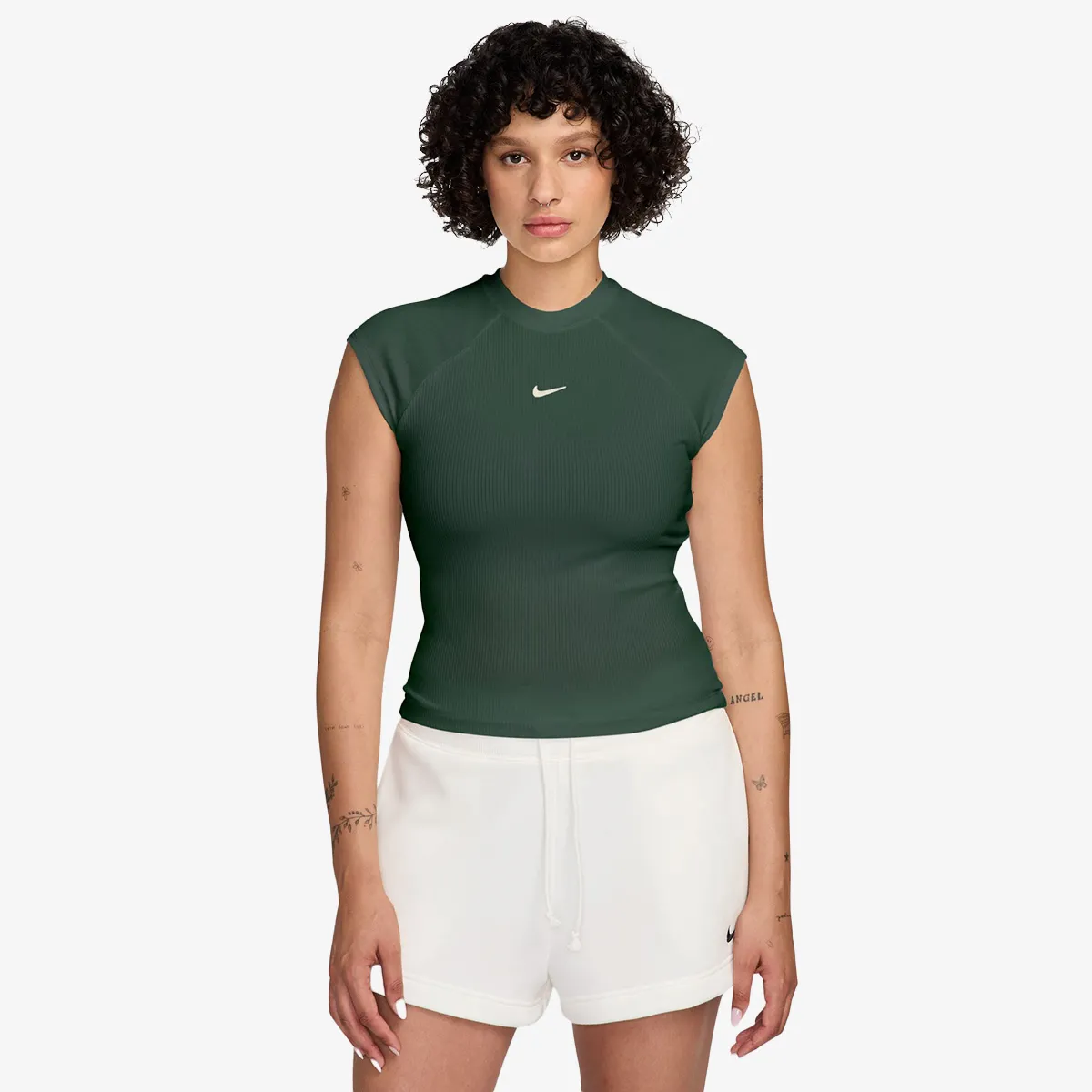 NIKE Tricou W NSW CHILL KNIT RIB SS TOP 