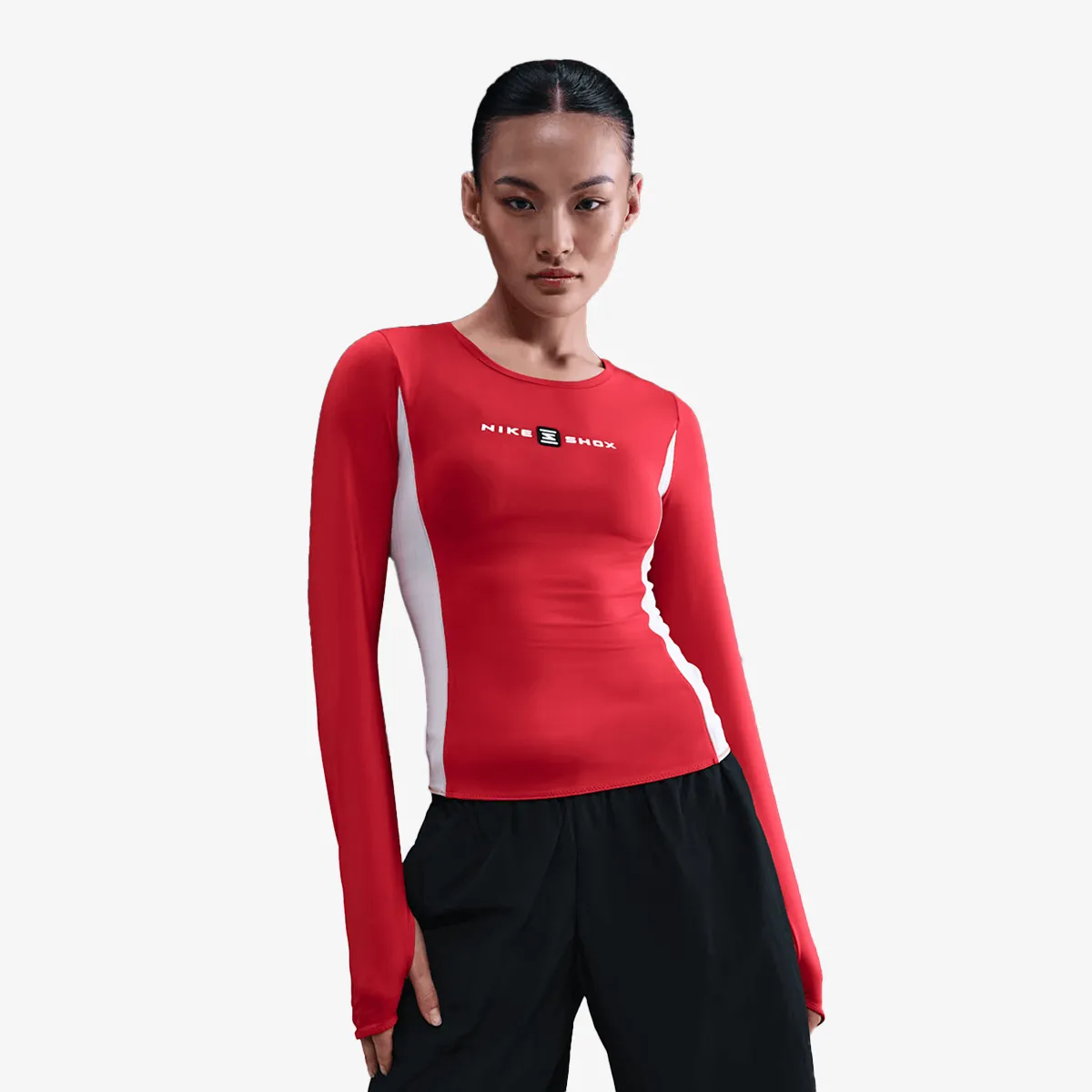 NIKE Tricou maneca lunga Sportswear Shox