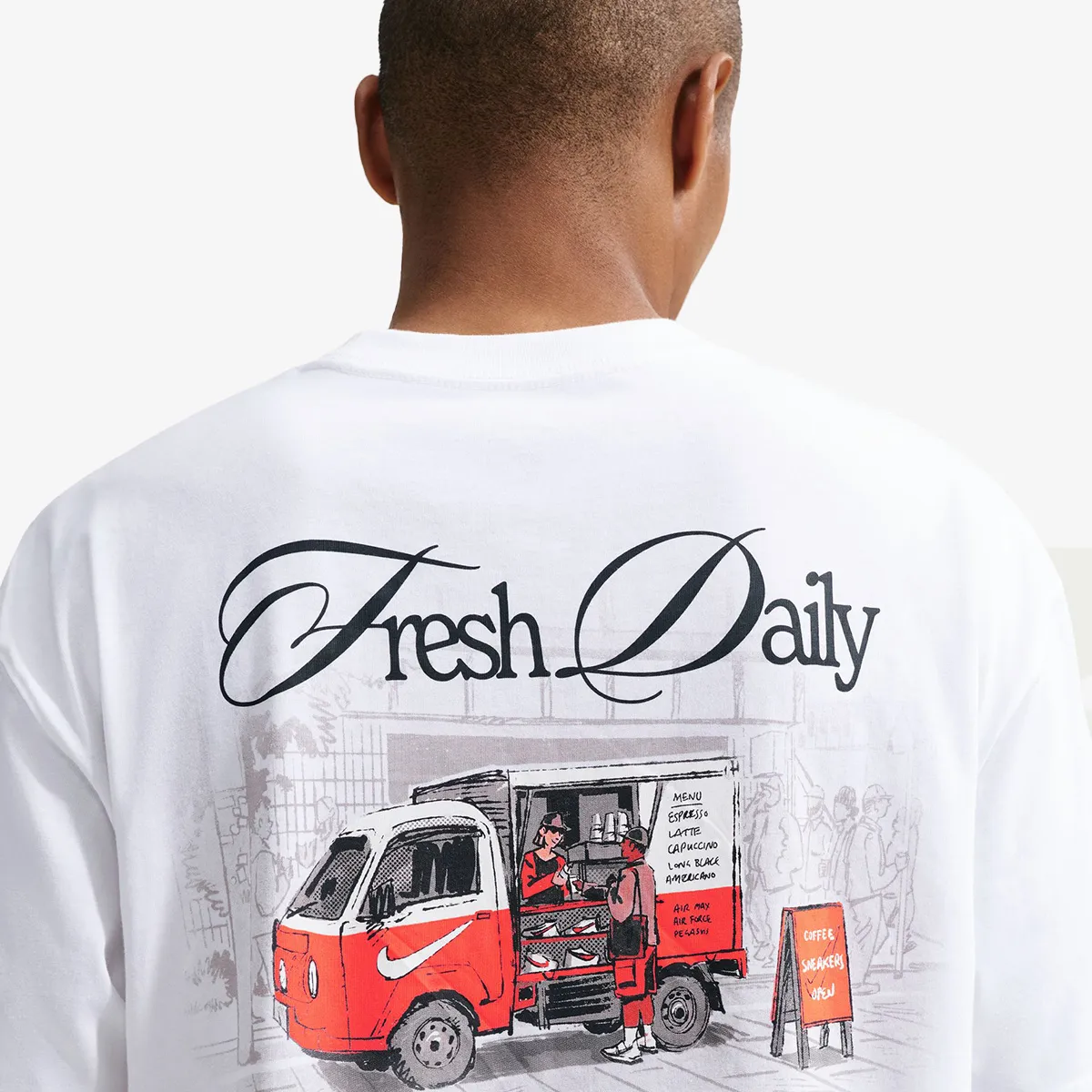 NIKE Tricou U NSW TEE LSE CAFE SWOOSH VAN 