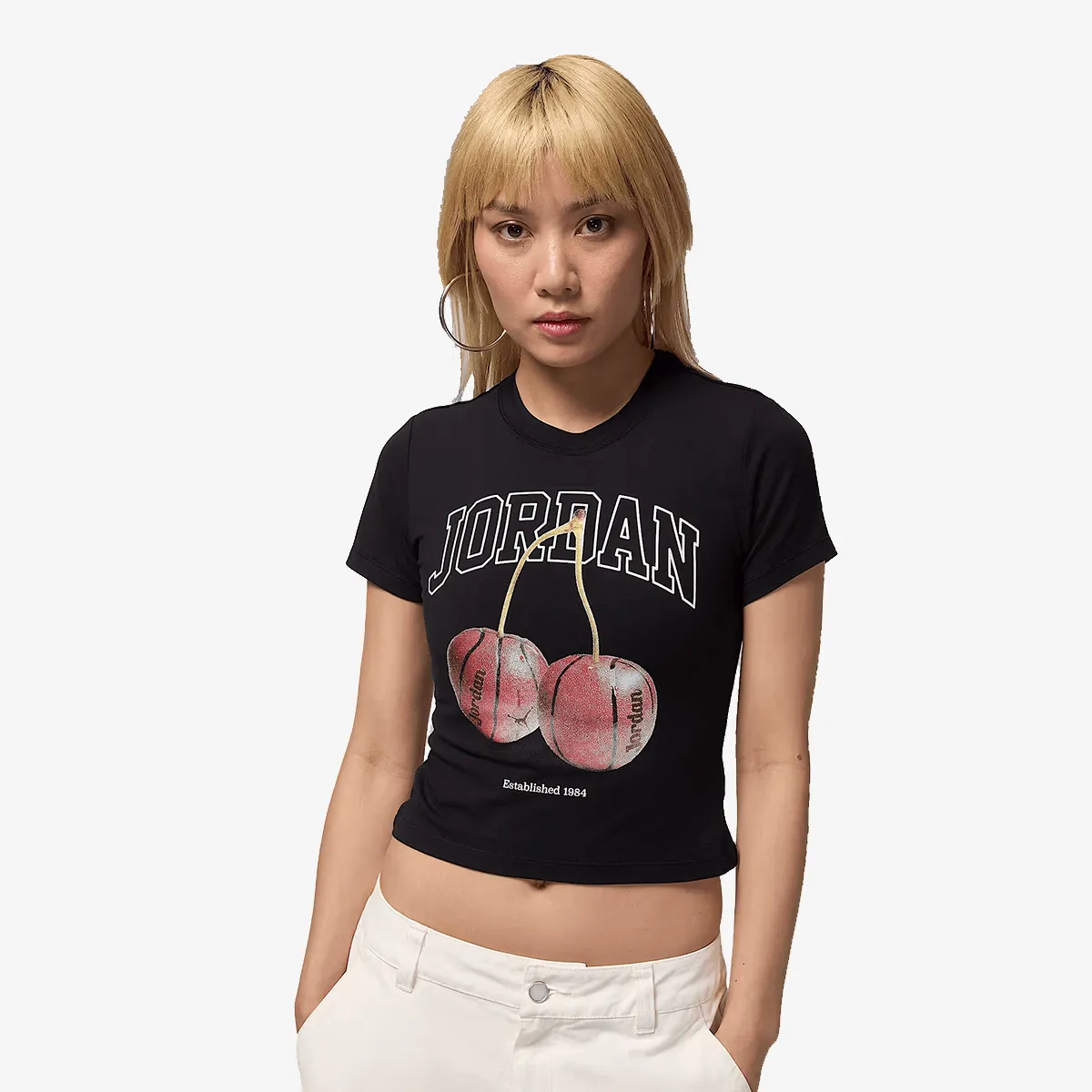 NIKE Tricou W J BRK SS TMID GFX TEE BB 
