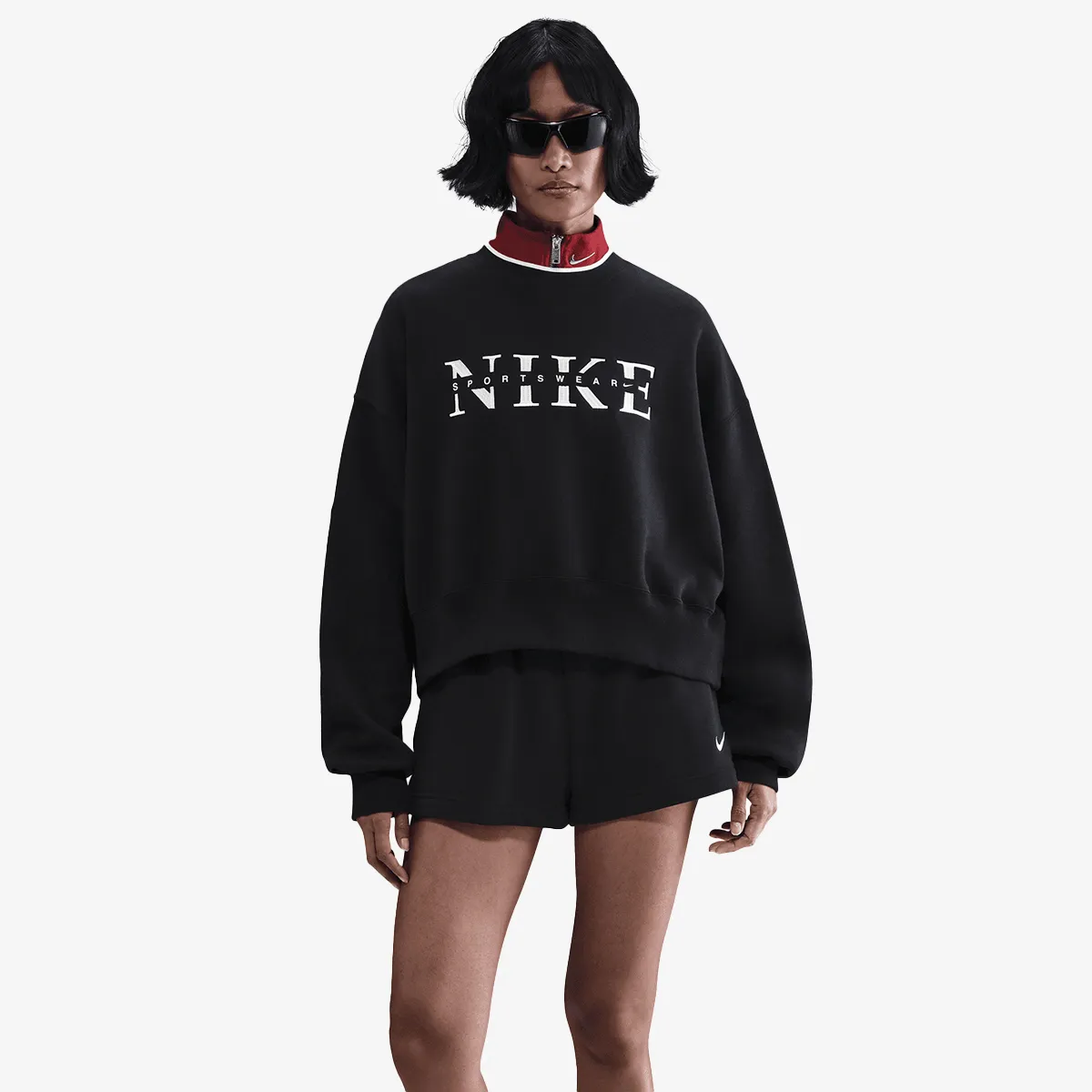 NIKE Hanorac W NSW PHNX FLC CREW GLS 