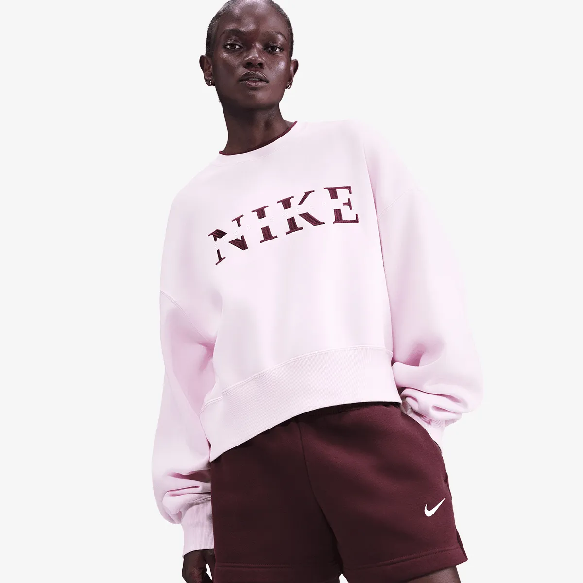 NIKE Hanorac W NSW PHNX FLC CREW GLS 