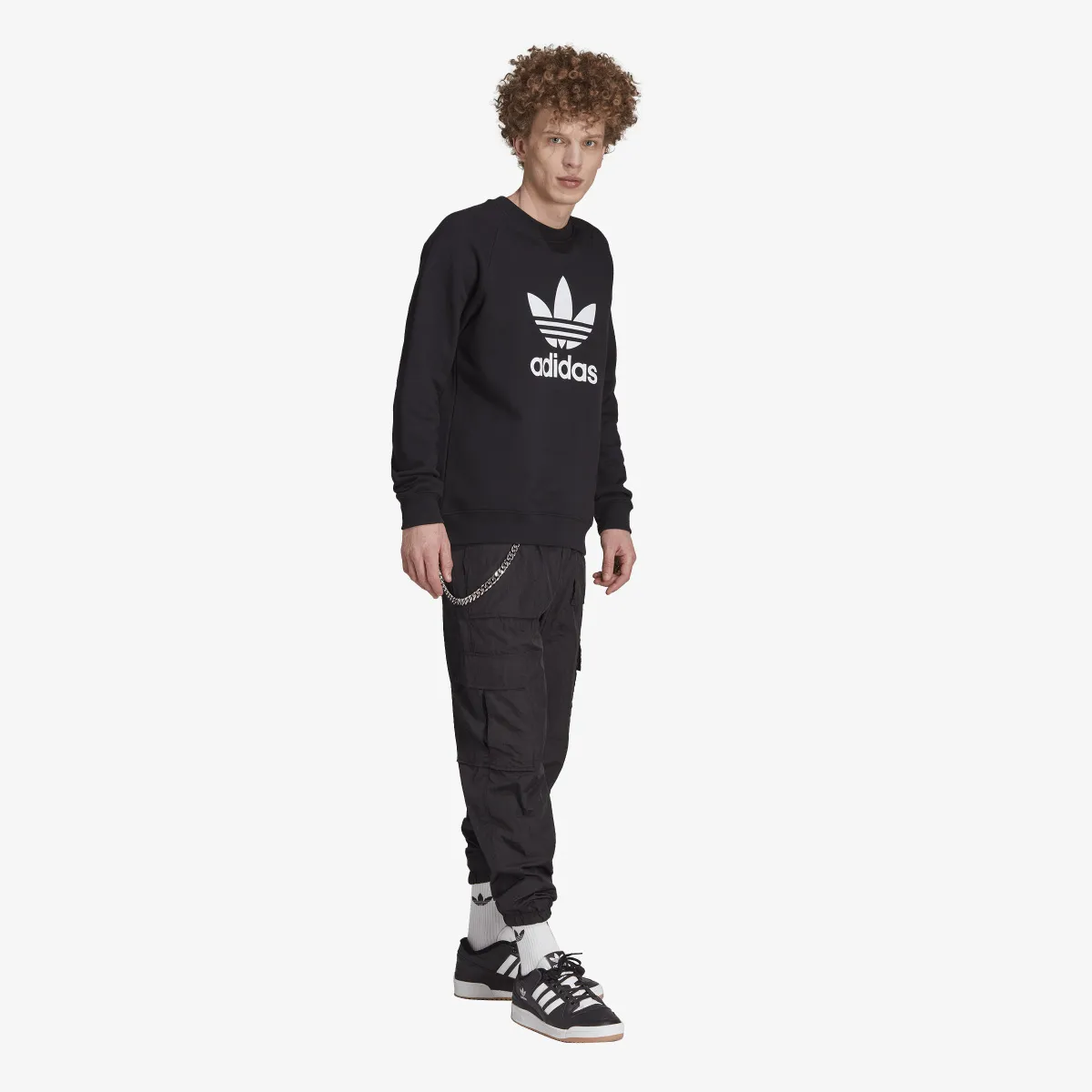 ADIDAS Tricou maneca lunga TREFOIL CREW 