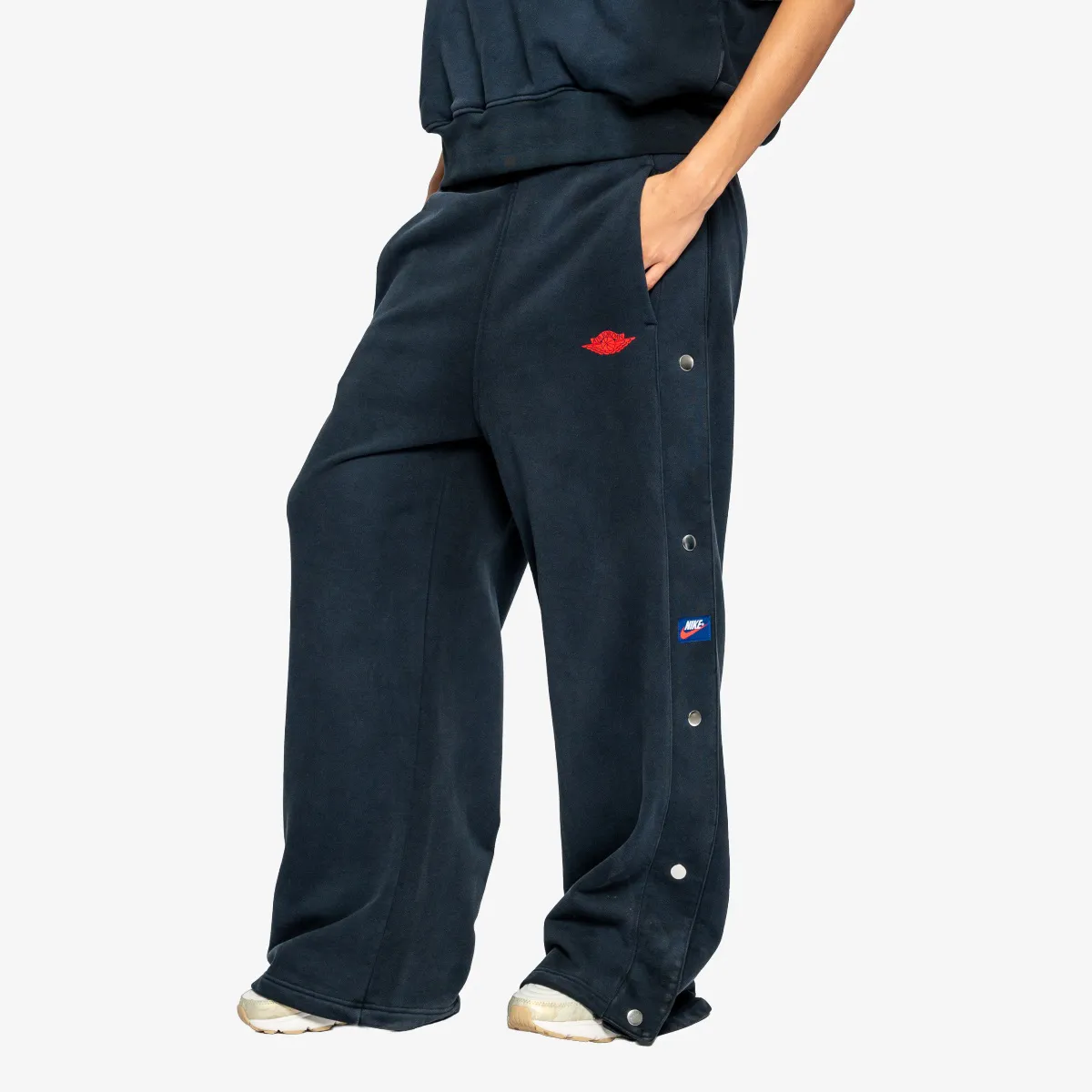JORDAN Pantaloni de trening W J FLT FLC FT SNPBTM WNGS