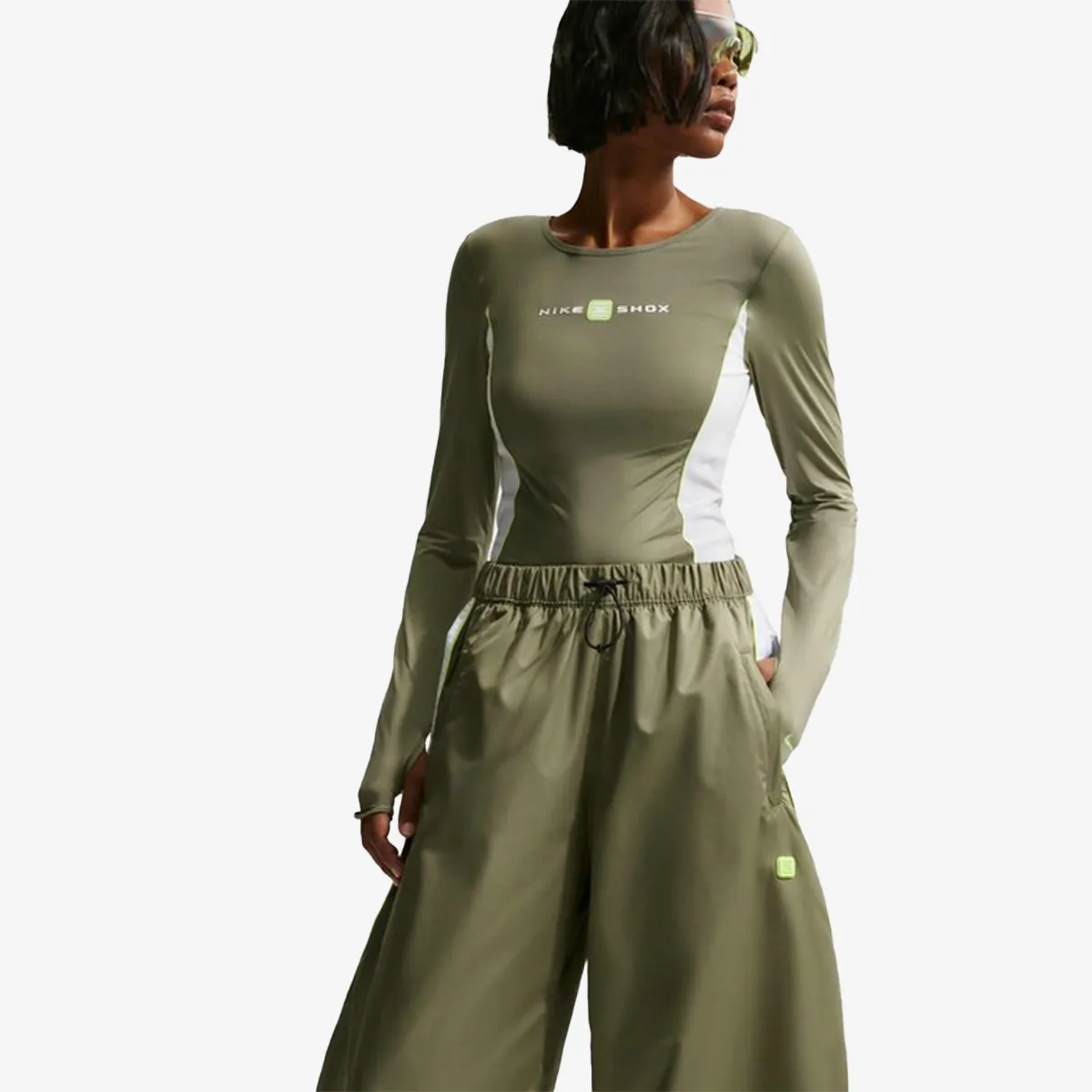 NIKE Pantaloni W NSW WVN PANT SHOX 