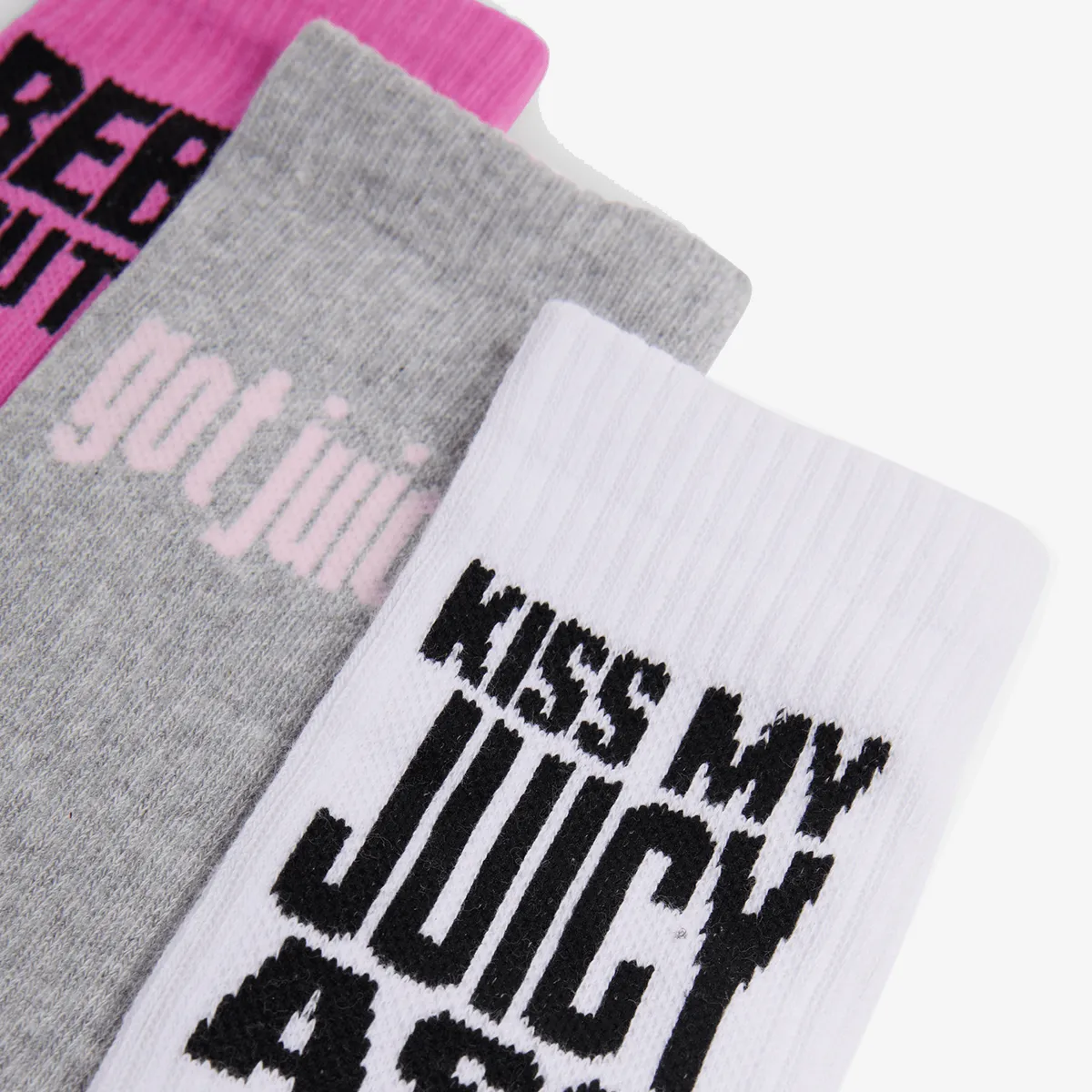 JUICY COUTURE Sosete SLOGAN SOCKS 