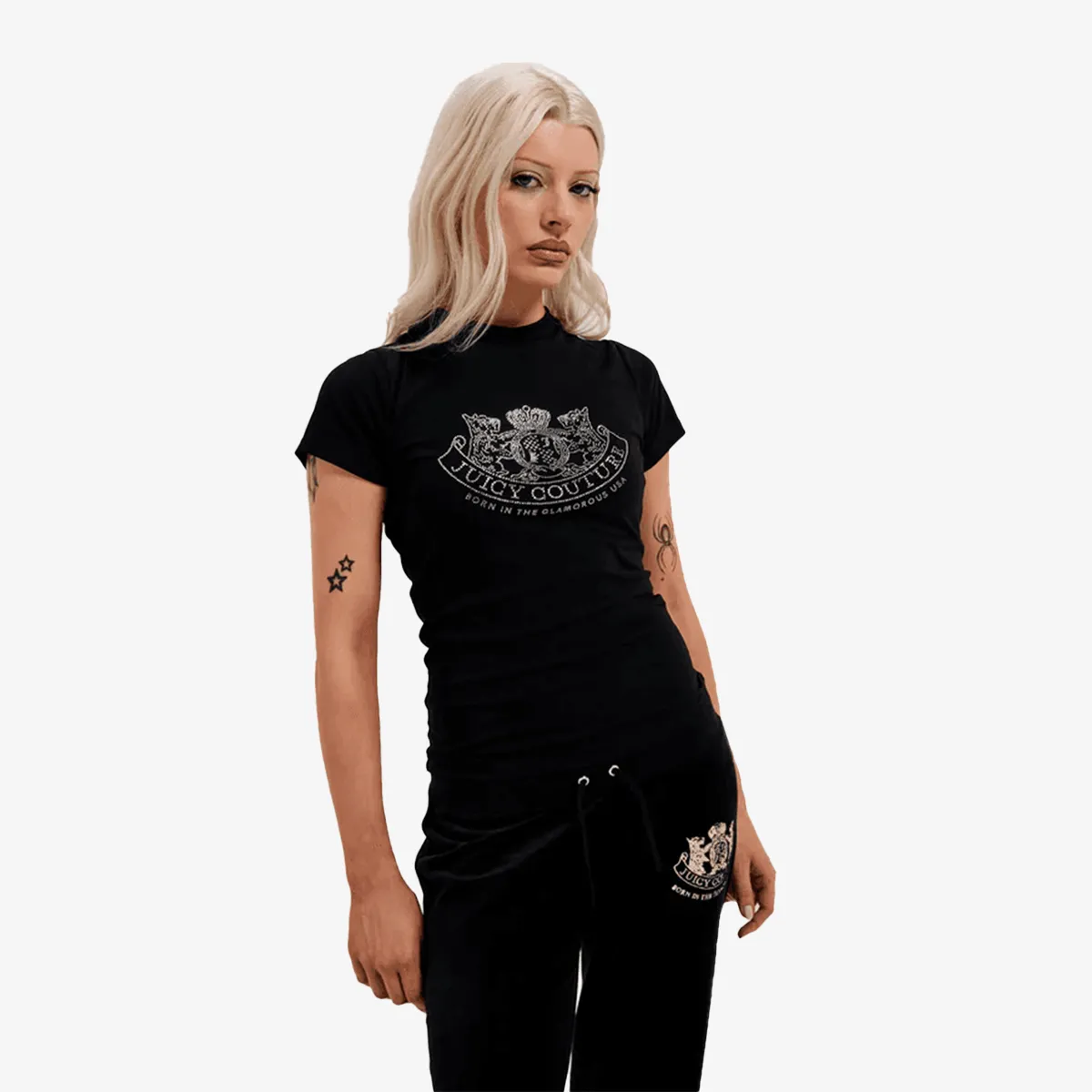 JUICY COUTURE Tricou DOG CREST HILTON TSHIRT 