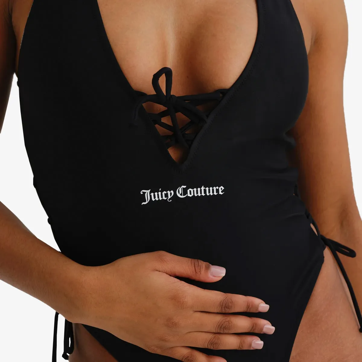 JUICY COUTURE Costume inot ONE PIECE SWIMSUIT WITH LATTICE DETAIL 