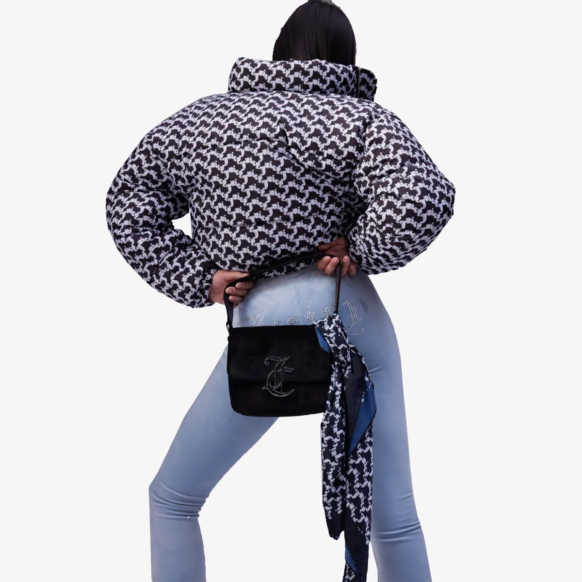 JUICY COUTURE Jacheta MADELINE ARCHED MONO PUFFA 