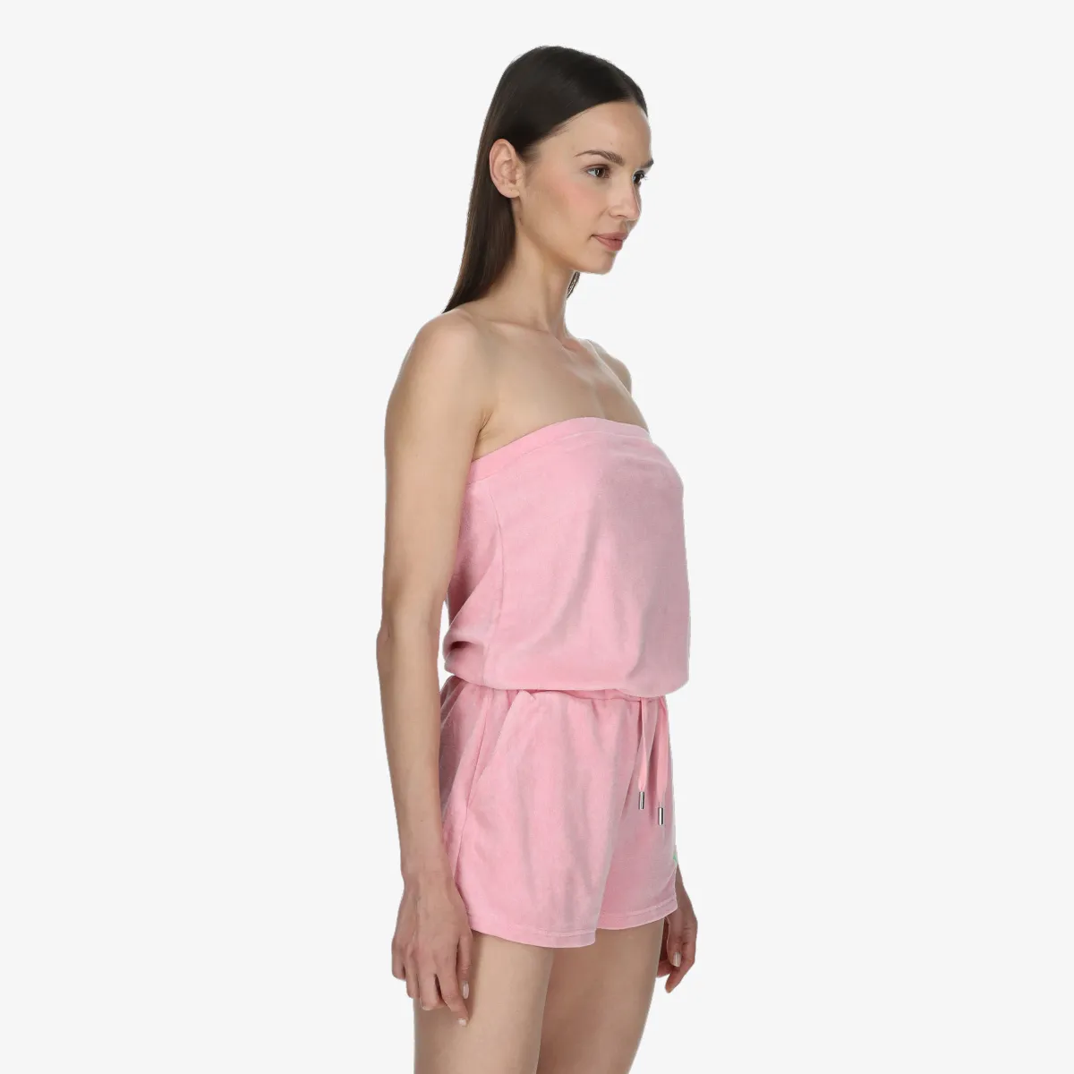 JUICY COUTURE Pantaloni scurti Bandeau Drawstring Romper 