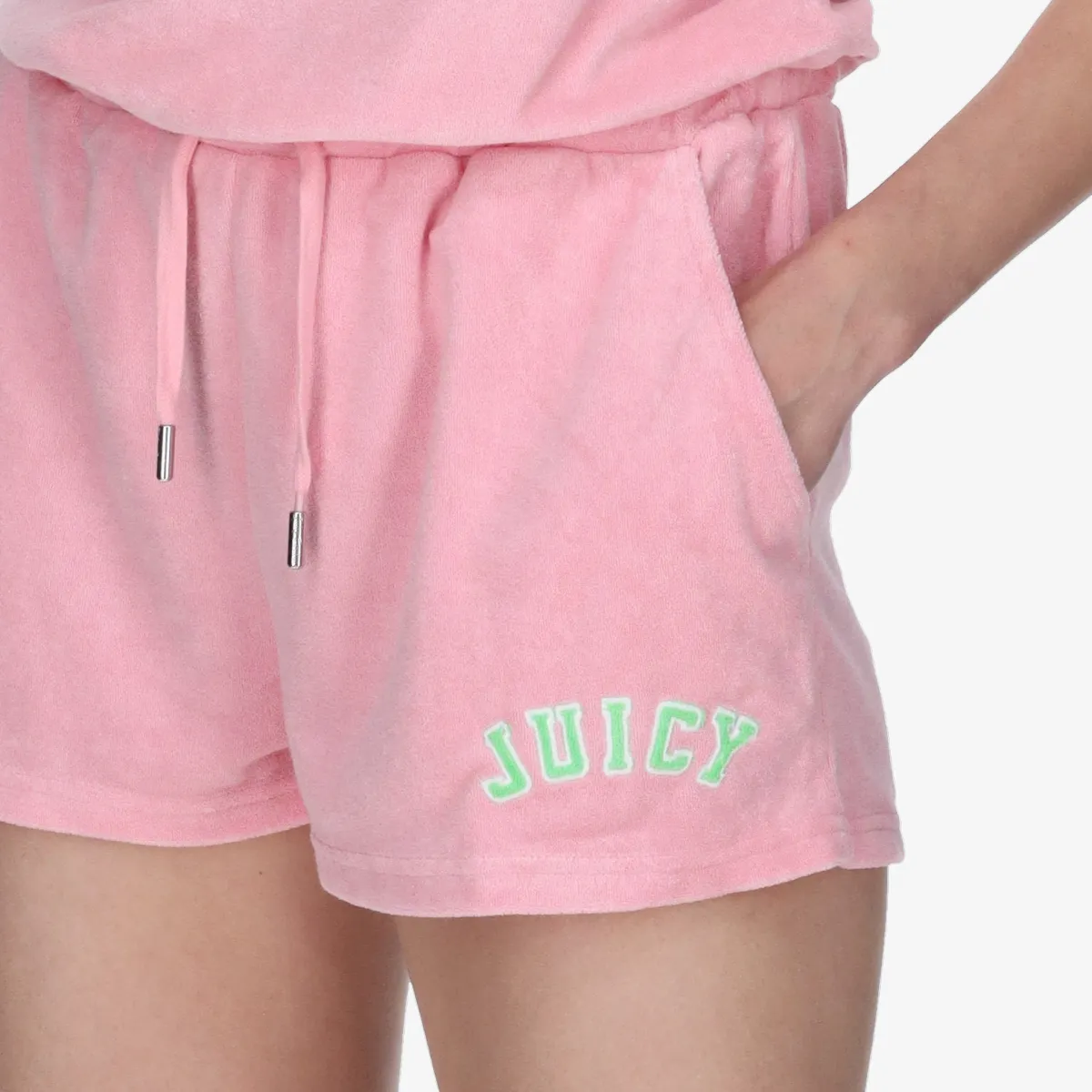 JUICY COUTURE Pantaloni scurti Bandeau Drawstring Romper 