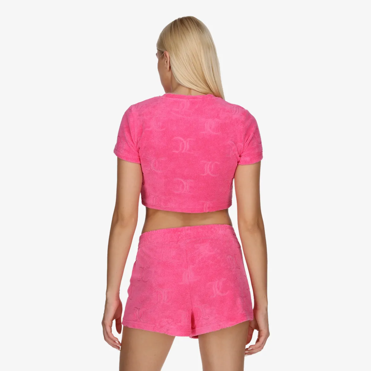 JUICY COUTURE Tricou SOPHIE TOWELLING CROP TOP 
