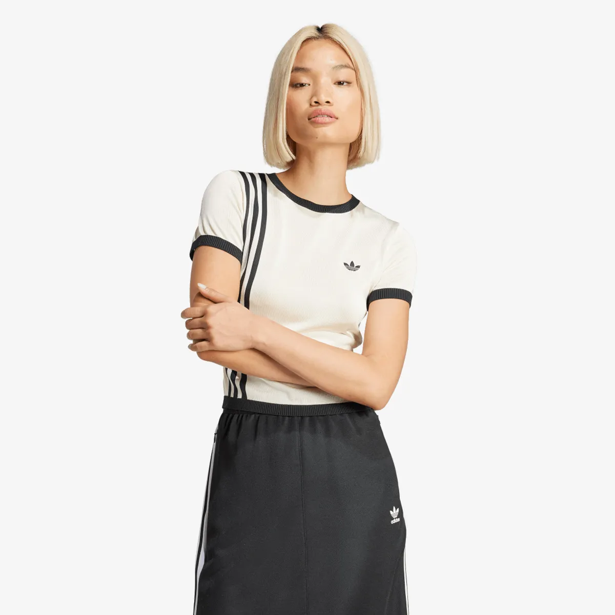 ADIDAS Tricou KNITTED 3S TEE 