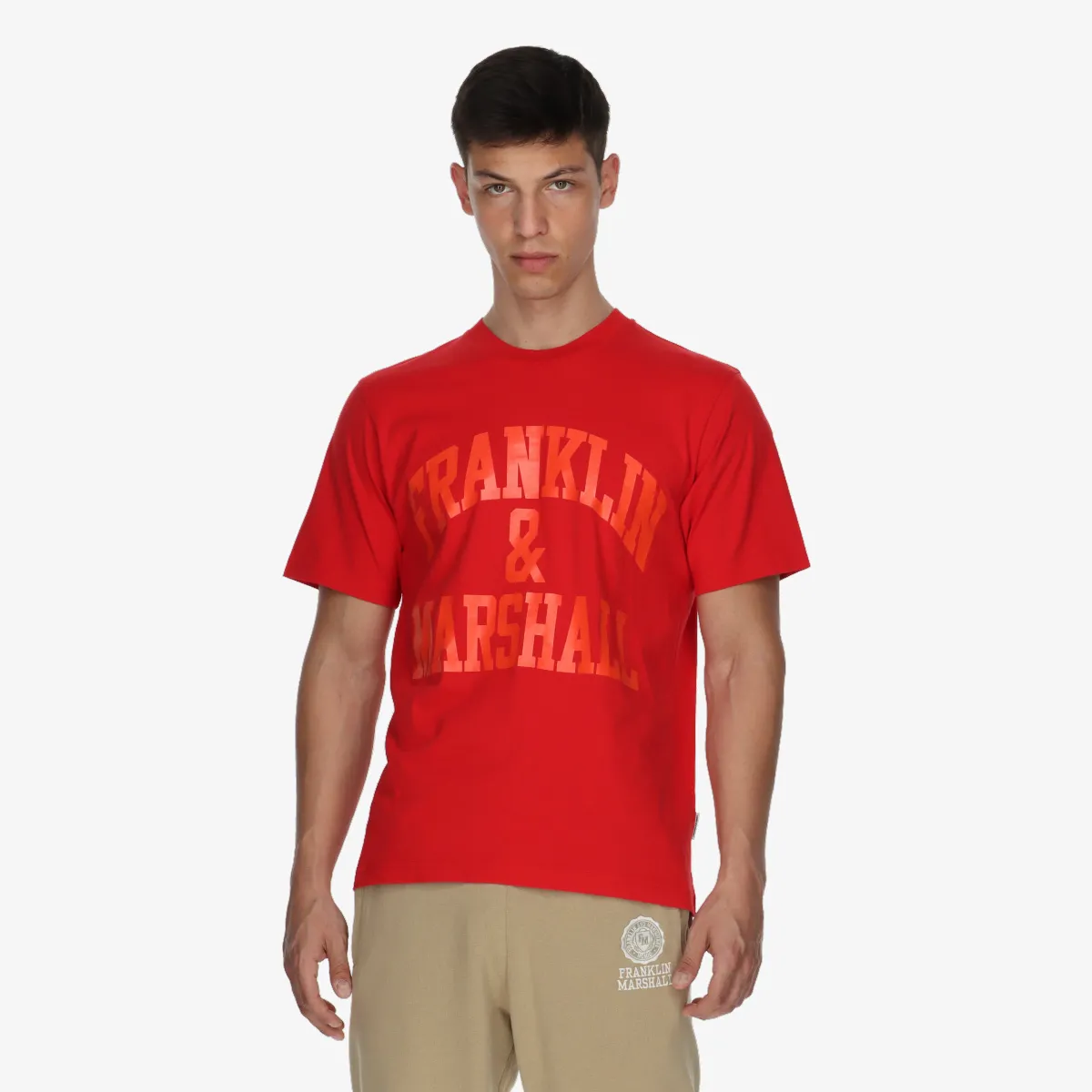 FRANKLIN & MARSHALL Tricou PIECE DYED 24/1 JERSEY 