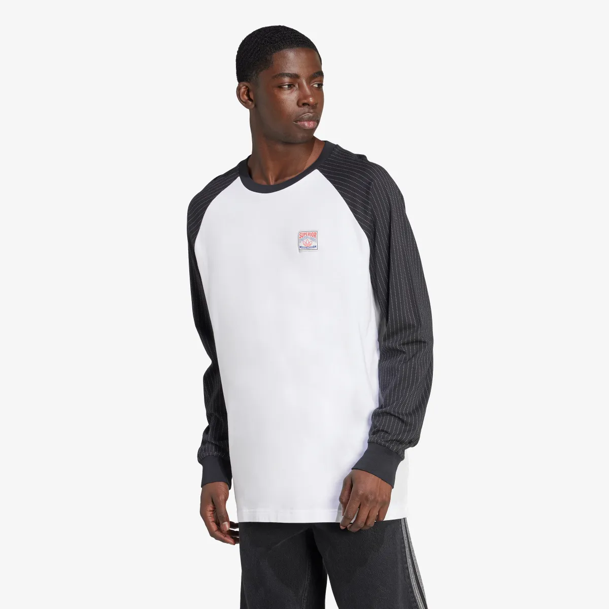 ADIDAS Tricou maneca lunga GRAPHIC LO TEE 