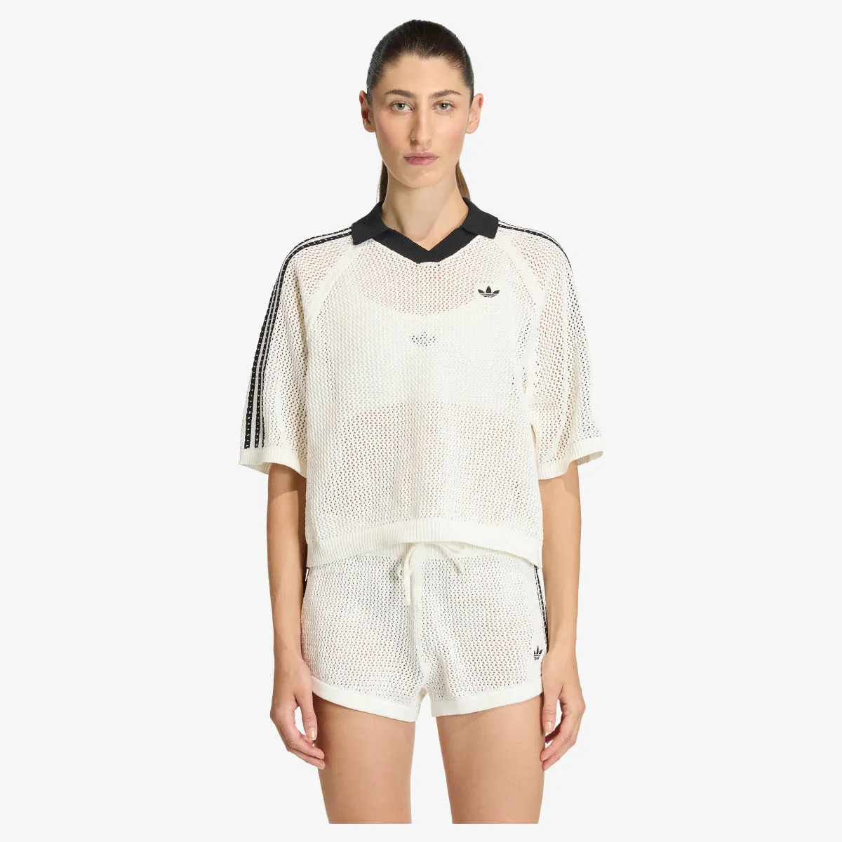 ADIDAS Tricouri polo Knitted Crochet