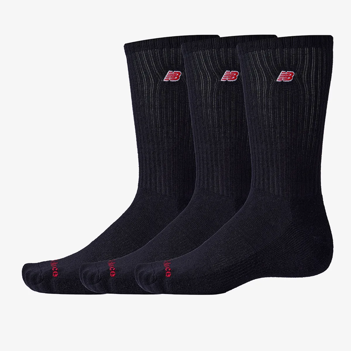 NEW BALANCE Sosete Patch Logo Crew 3 Pack 