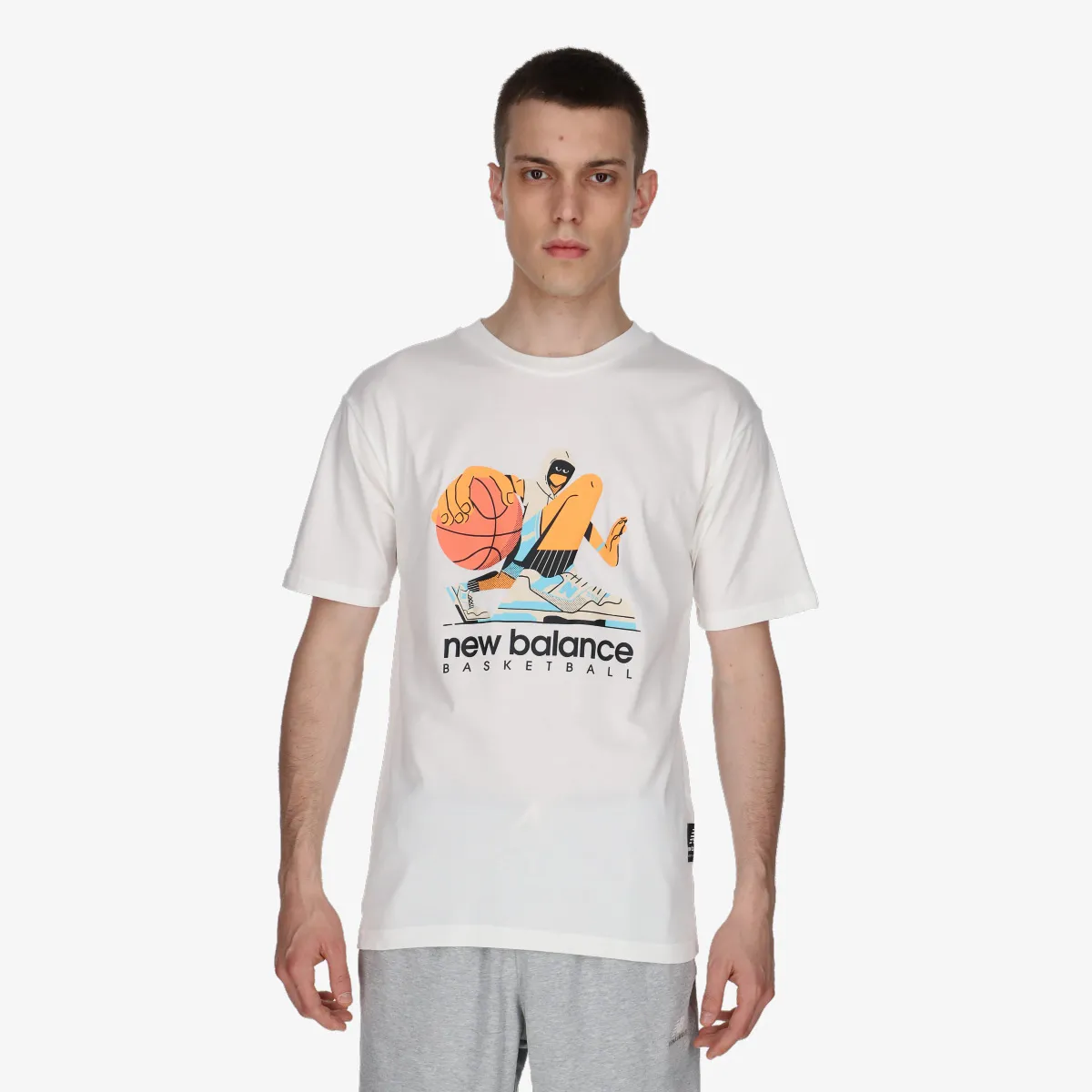 NEW BALANCE Tricou HOOPS 
