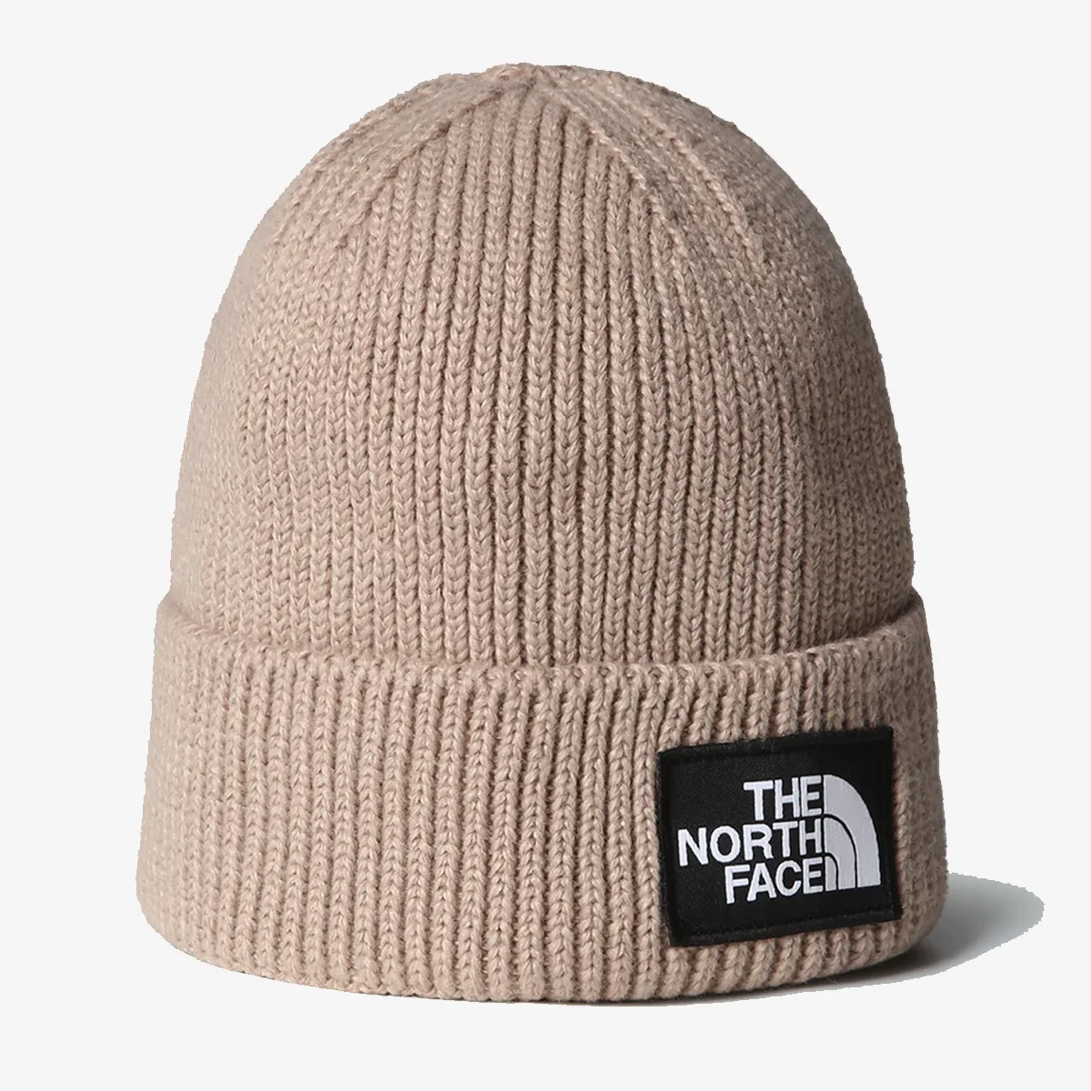 THE NORTH FACE PALARIE TNF LOGO BOX CUFFED BEANIE 