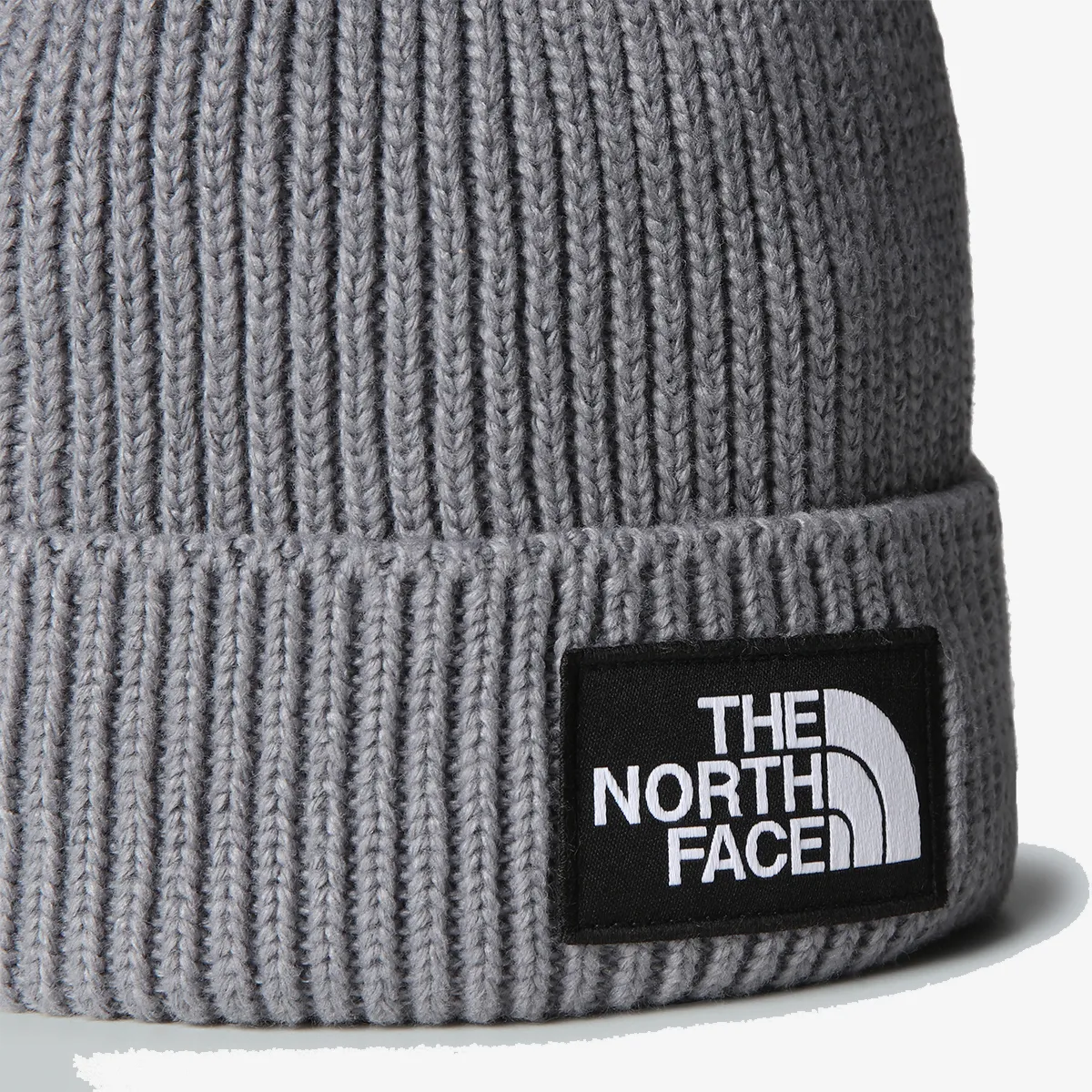 THE NORTH FACE PALARIE TNF LOGO BOX CUFFED BEANIE 