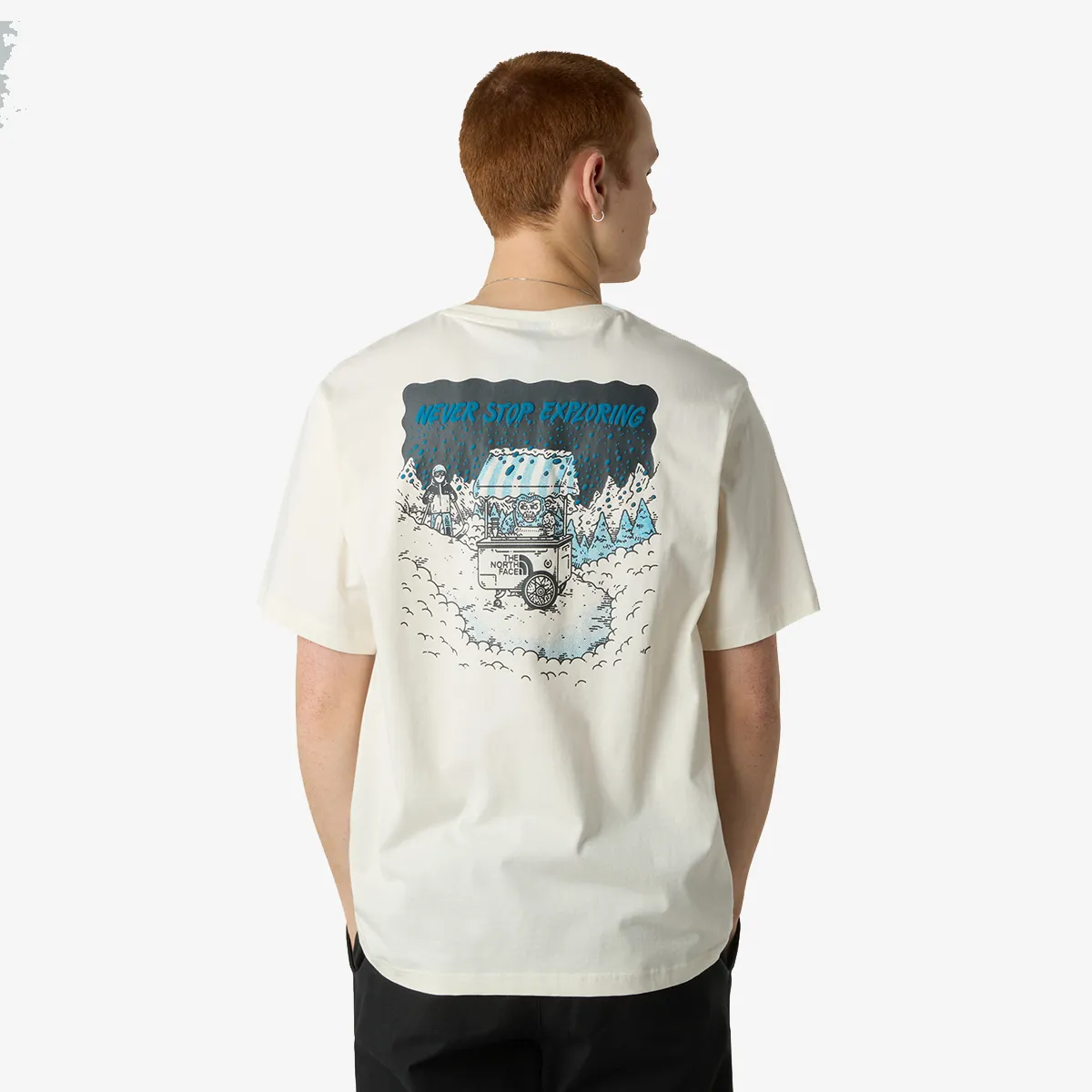 THE NORTH FACE Tricou U POWDER DAYS RELAXED S/S TEE-GRAPHIC 