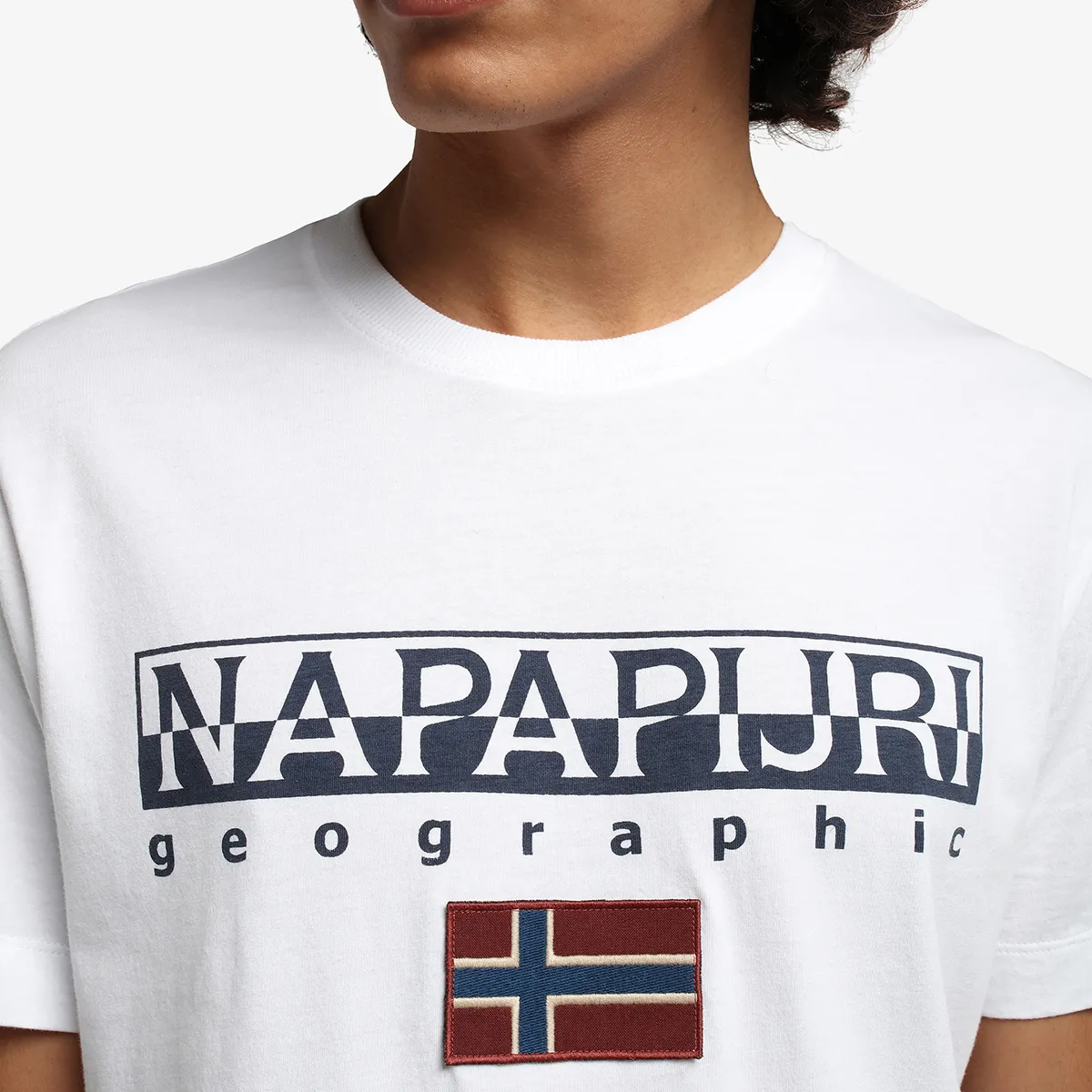 NAPAPIJRI Tricou S-AYAS BRIGHT WHITE 002 