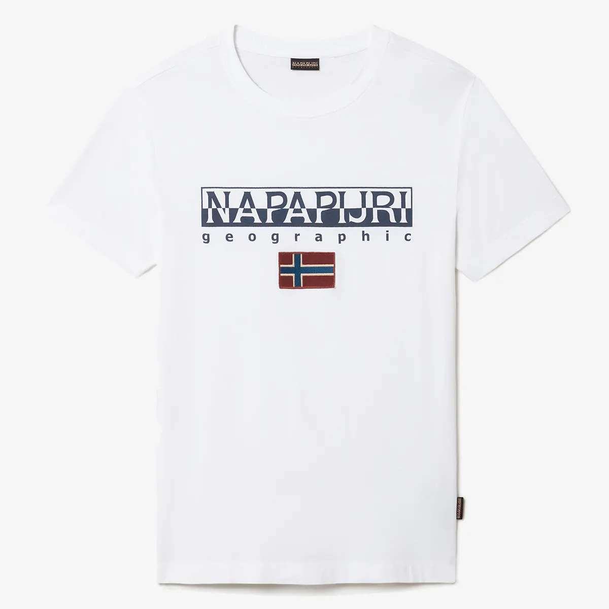 NAPAPIJRI Tricou S-AYAS BRIGHT WHITE 002 