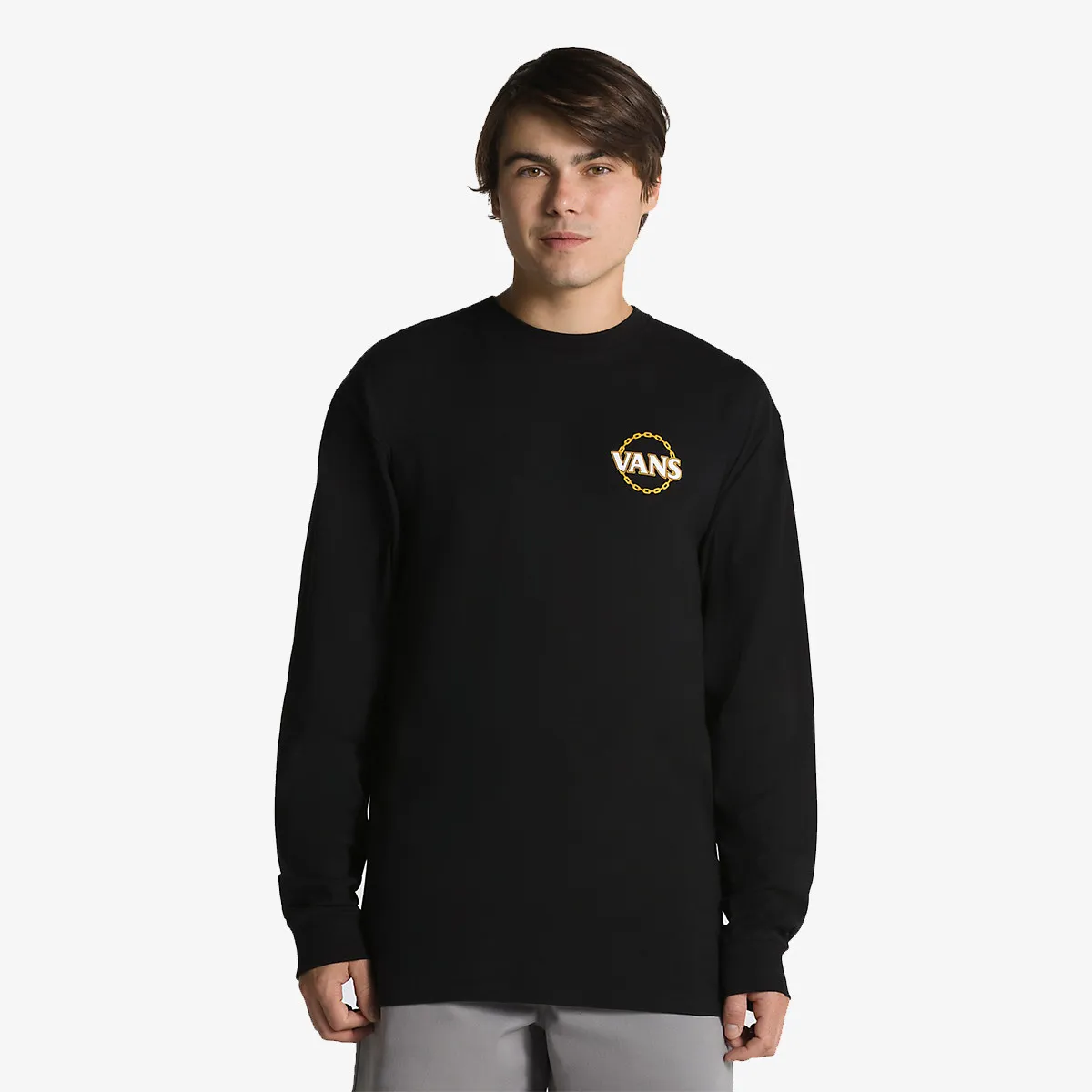 VANS Tricou VANS CHAIN LS TEE Black 