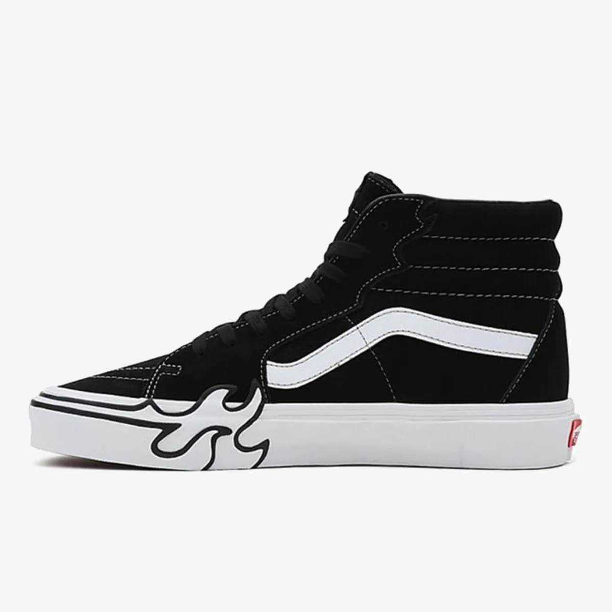 VANS Pantofi Sport UA SK8-Hi Flame SUED BLKWH 