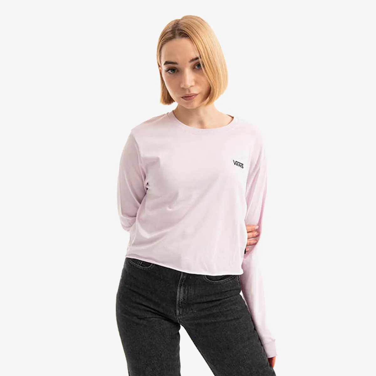 VANS COLANTI 7/8 WM JUNIOR V LS CROP LAVENDER FOG 