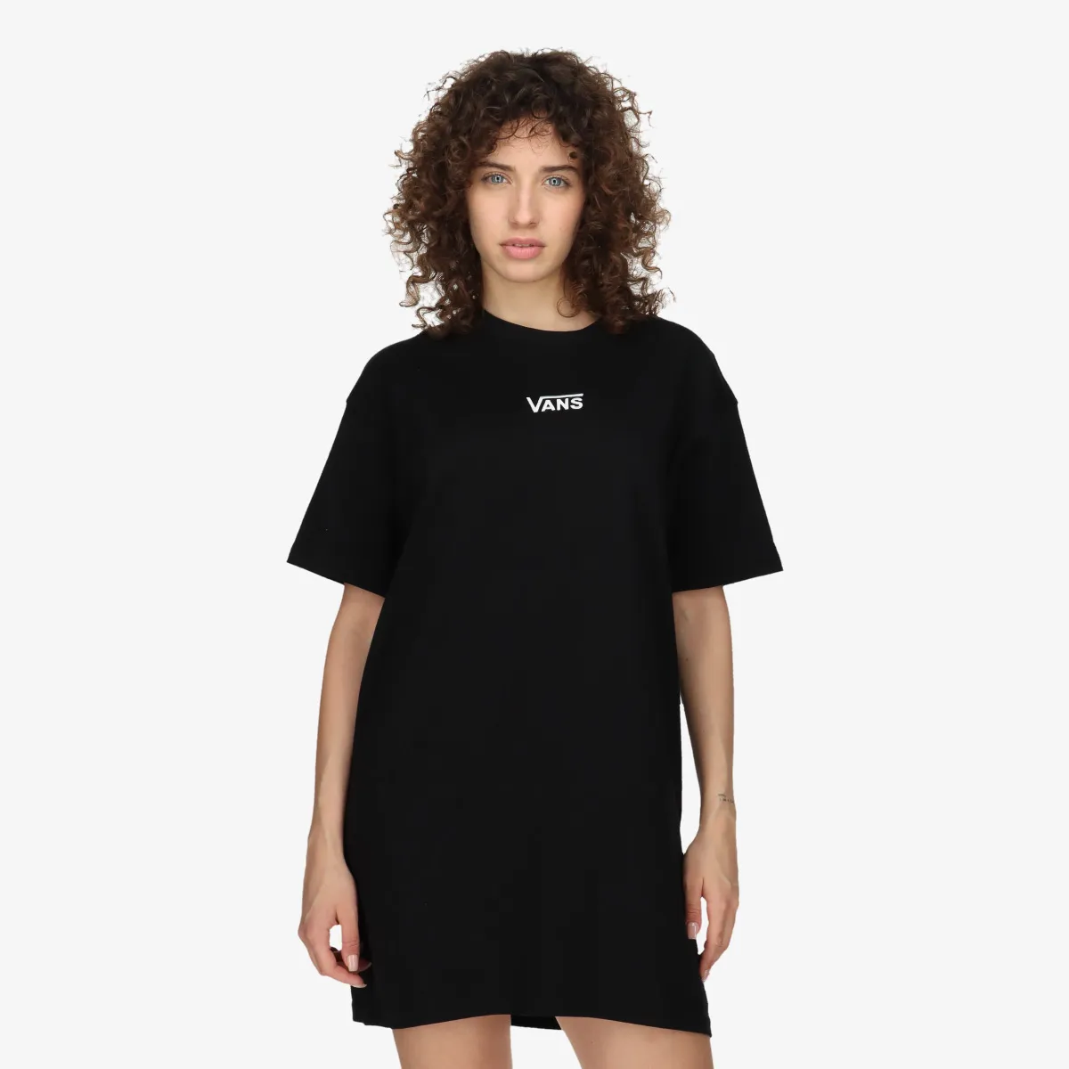 VANS Rochie WM CENTER VEE TEE DR BLACK 