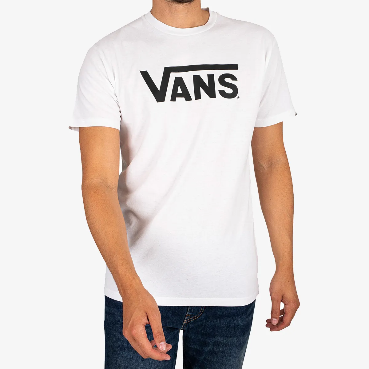 VANS Tricou CLASSIC VANS TEE-B WHTBL 