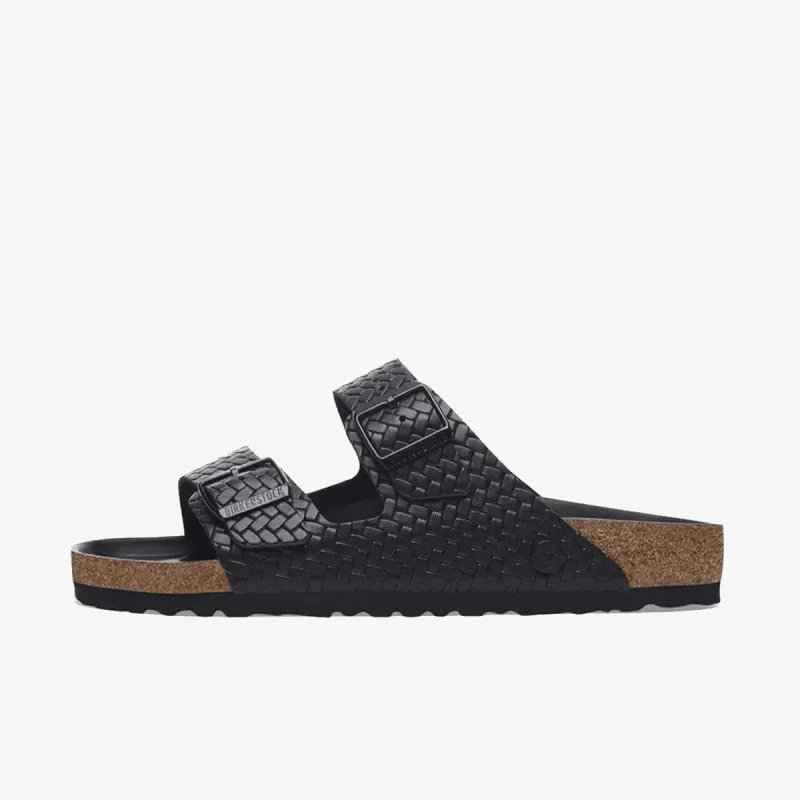 BIRKENSTOCK Papuci Arizona LENA Woven Emboss Black HEX 