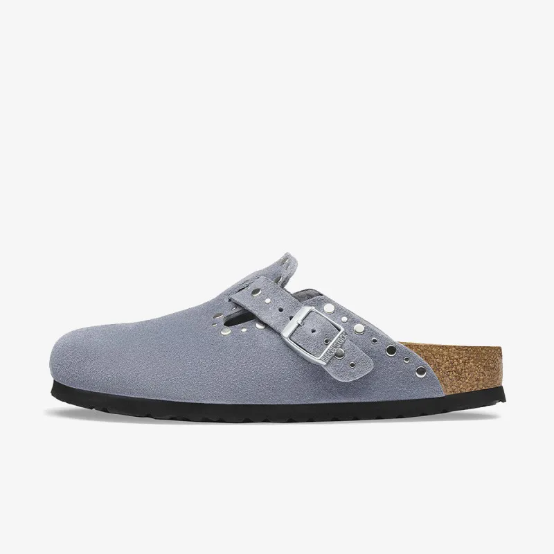 BIRKENSTOCK Papuci Boston Rivet LEVE Stone Blue 