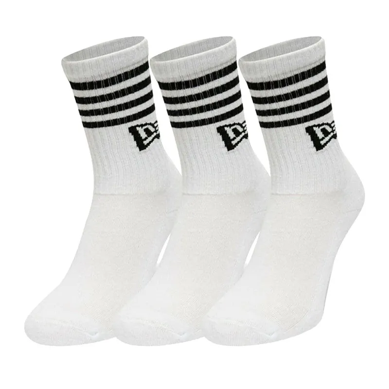 NEW ERA Sosete NOGAVICE STRIPE CREW ONE WHI 