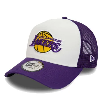 NEW ERA Sapca LA Lakers Team Colour Purple A-Frame Trucker Cap 
