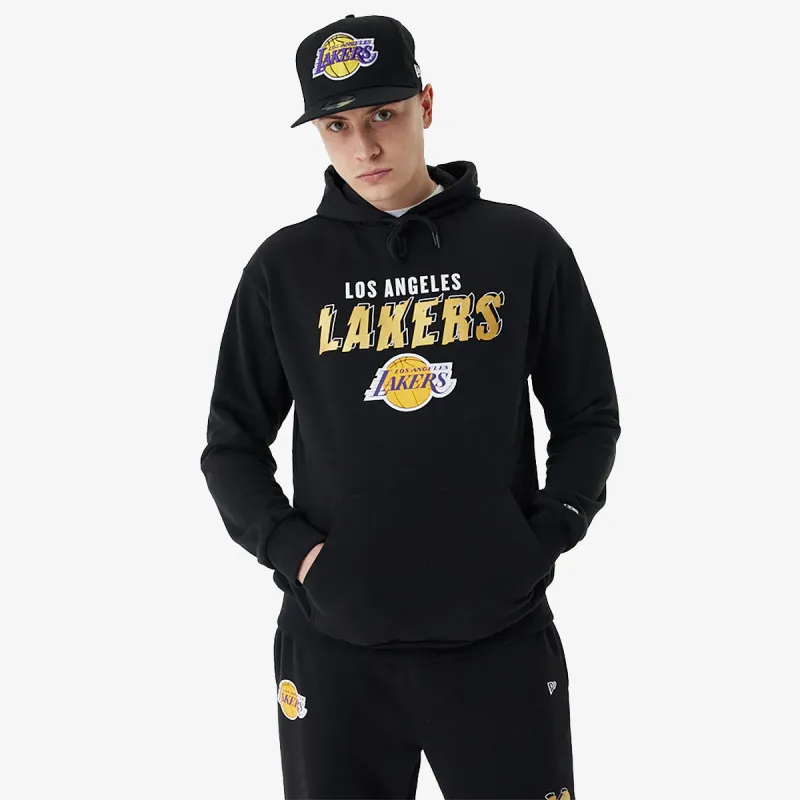 NEW ERA Jacheta PULOVER TEAM SCRIPT OS HOODY LOSLAK BLKM 