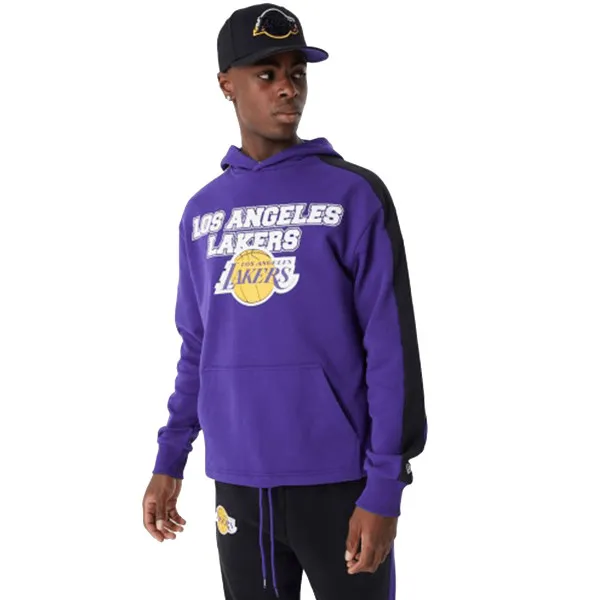 NEW ERA Jacheta PULOVER NBA LARGE GRPHC OS HOODY LOSLAK 