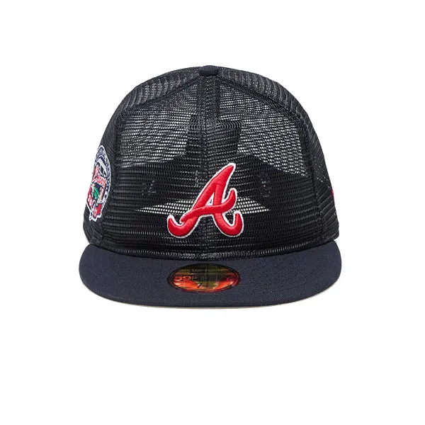 NEW ERA Sapca MLB 59FIFTY MESH PATCH ATLBRA  NVY 