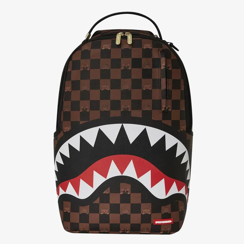 SPRAYGROUND Rucsac PEEKING CHARACTER CHECK BACKPACK 