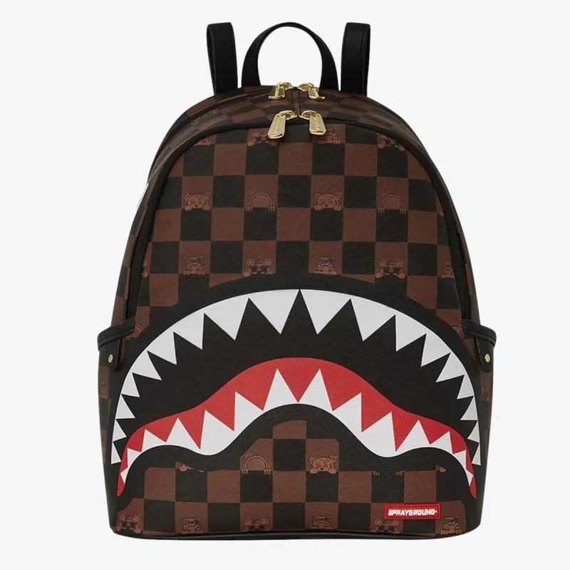 SPRAYGROUND Rucsac PEEKING CHARACTER CHECK SAVAGE 