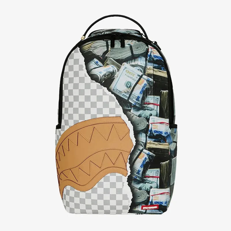 SPRAYGROUND Rucsac CREAM CHECK FULL OF CASH BACKPACK