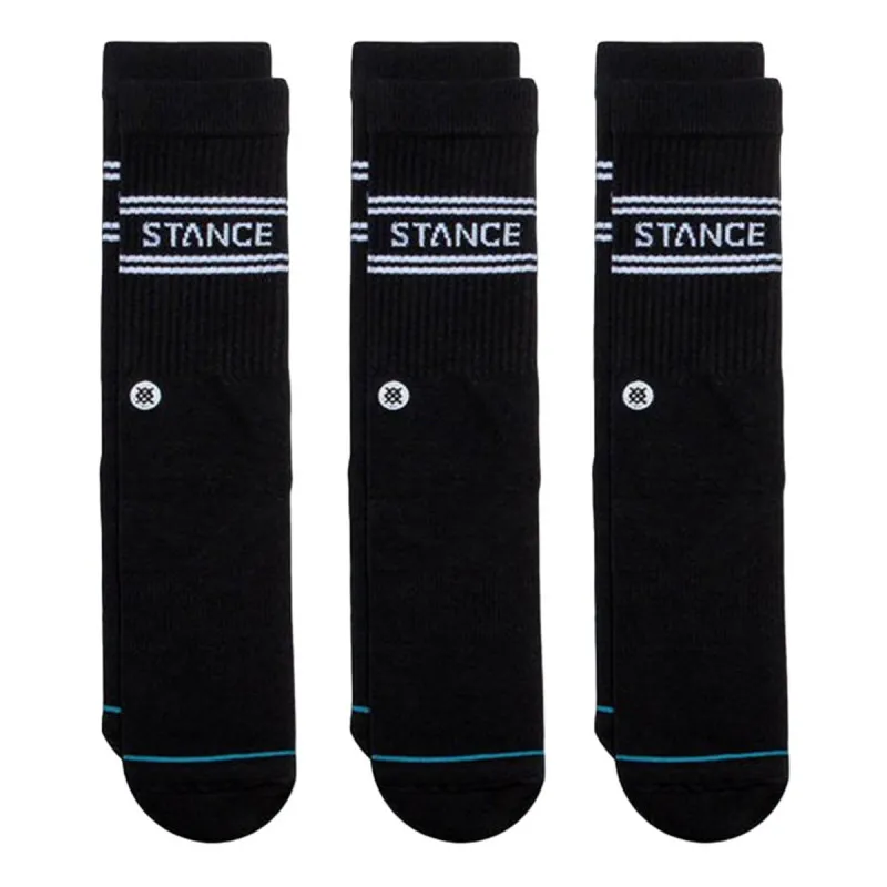 STANCE Sosete CALCETINES STANCE 18 BASIC 3 PACK CREW 