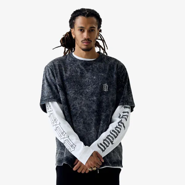 Dirty London Tricou ACID DYE NIKO SHORT SLEEVED TEE 